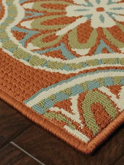 Montego 5'3" x 7'6" Rust Rug