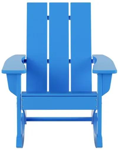 WestinTrends Modern Adirondack Outdoor Rocking Chair