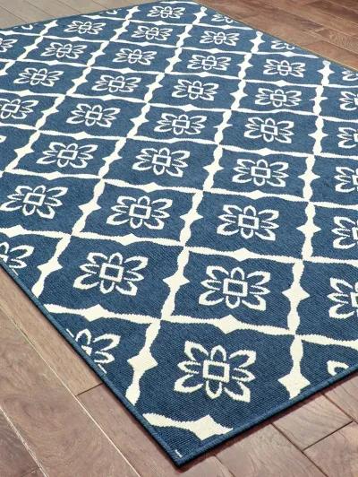 Meridian 6'7" x 9'6" Navy Rug