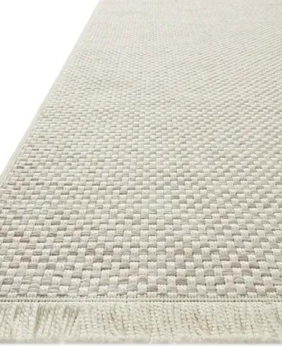 Malibu MAB-05 Ivory / Dove 2''3" x 3''9" Rug by Amber Lewis