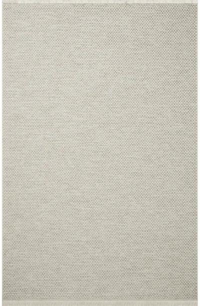 Malibu MAB-05 Ivory / Dove 2''3" x 3''9" Rug by Amber Lewis