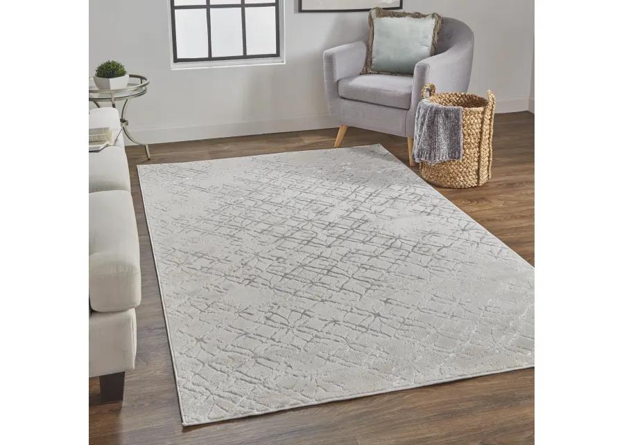 Micah 3047F Silver/Gray/White 6'7" x 9'6" Rug