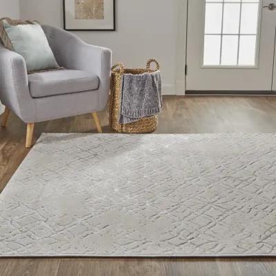 Micah 3047F Silver/Gray/White 6'7" x 9'6" Rug