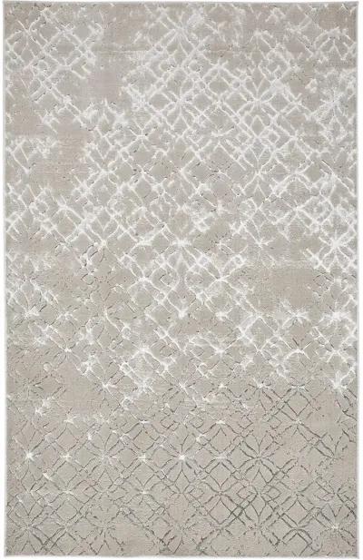 Micah 3047F Silver/Gray/White 6'7" x 9'6" Rug