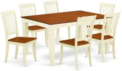 Dining Room Set Buttermilk & Cherry