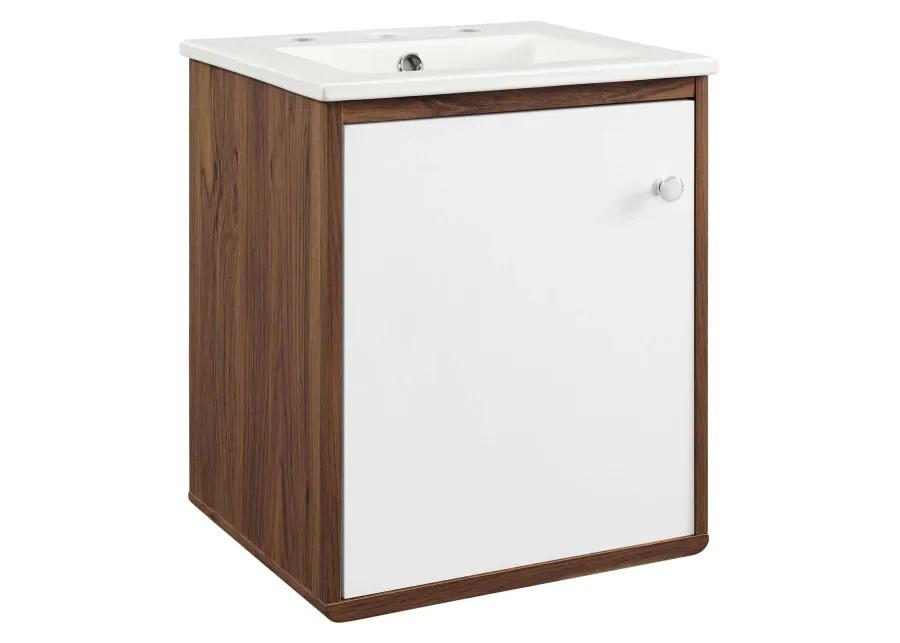 Transmit 18" Wall-Mount Bathroom Vanity