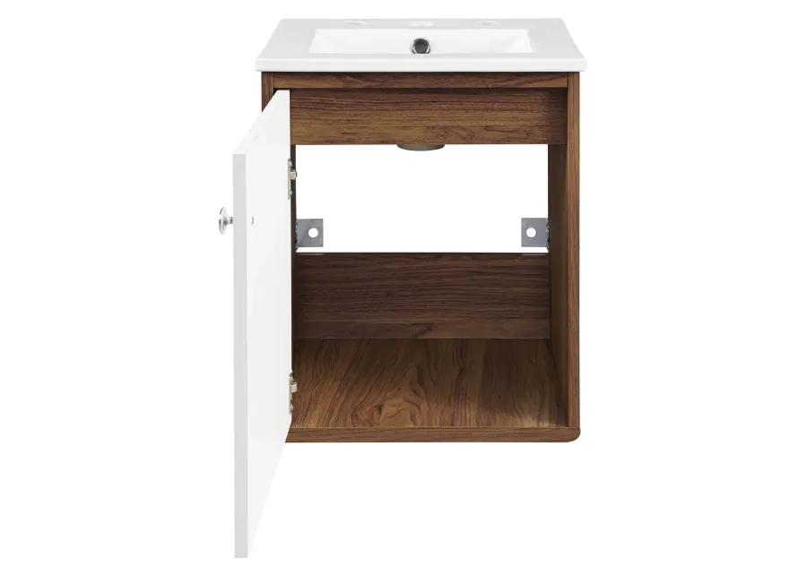 Transmit 18" Wall-Mount Bathroom Vanity