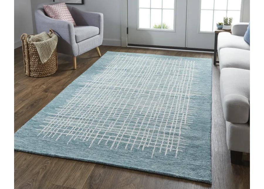 Maddox 8630F Blue/Green/Ivory 2' x 3' Rug