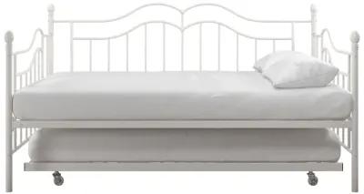 Atwater Living Selene Daybed and Trundle, Bronze Metal