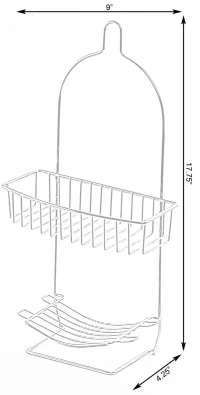 Metal Wire Hanging Bathroom Shower Storage Rack