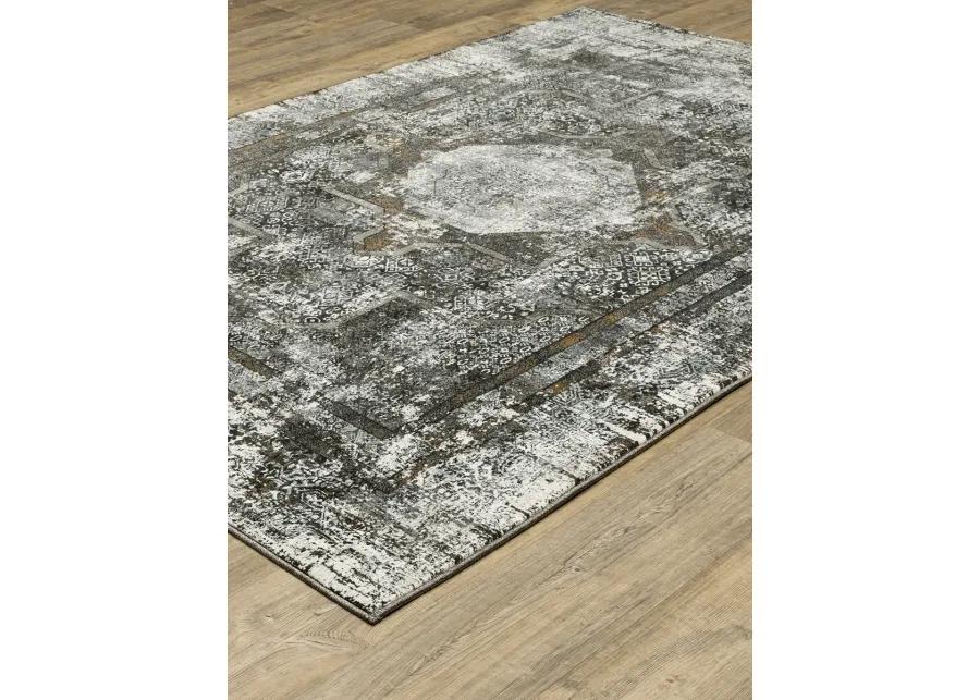 Gemini 7'10" x 10'10" Char Rug