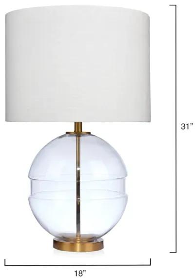 Satellite Brass Table Lamp