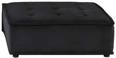 Anna Black Velvet 4Seater Modular Sofa