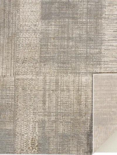 Aura 3736F 3'11" x 6' Gray/Ivory Rug