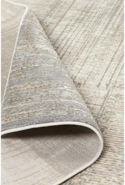 Aura 3736F 3'11" x 6' Gray/Ivory Rug