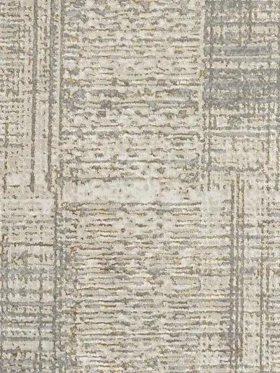 Aura 3736F 3'11" x 6' Gray/Ivory Rug