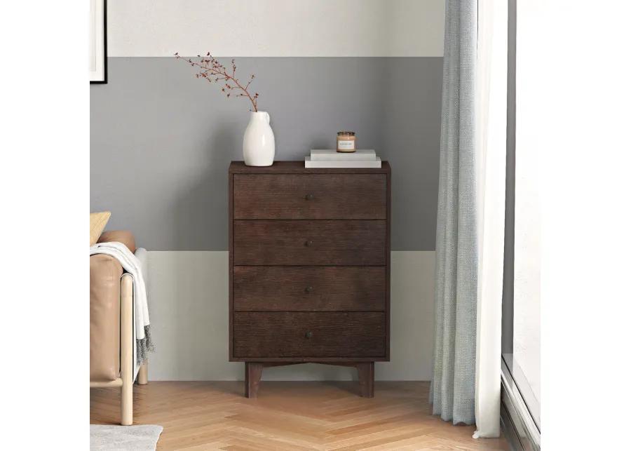 Solid Wood spray-painted drawer dresser bar, buffet tableware cabinet lockers buffet server console table lockers, retro round handle, applicable to the dining room, living room, kitchen corridor auburn