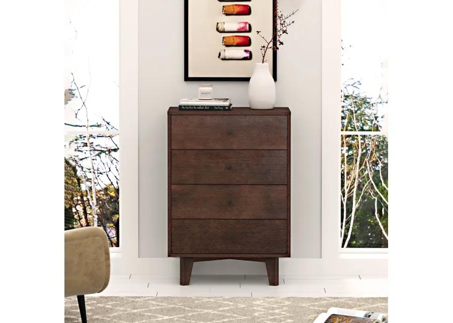 Solid Wood spray-painted drawer dresser bar, buffet tableware cabinet lockers buffet server console table lockers, retro round handle, applicable to the dining room, living room, kitchen corridor auburn