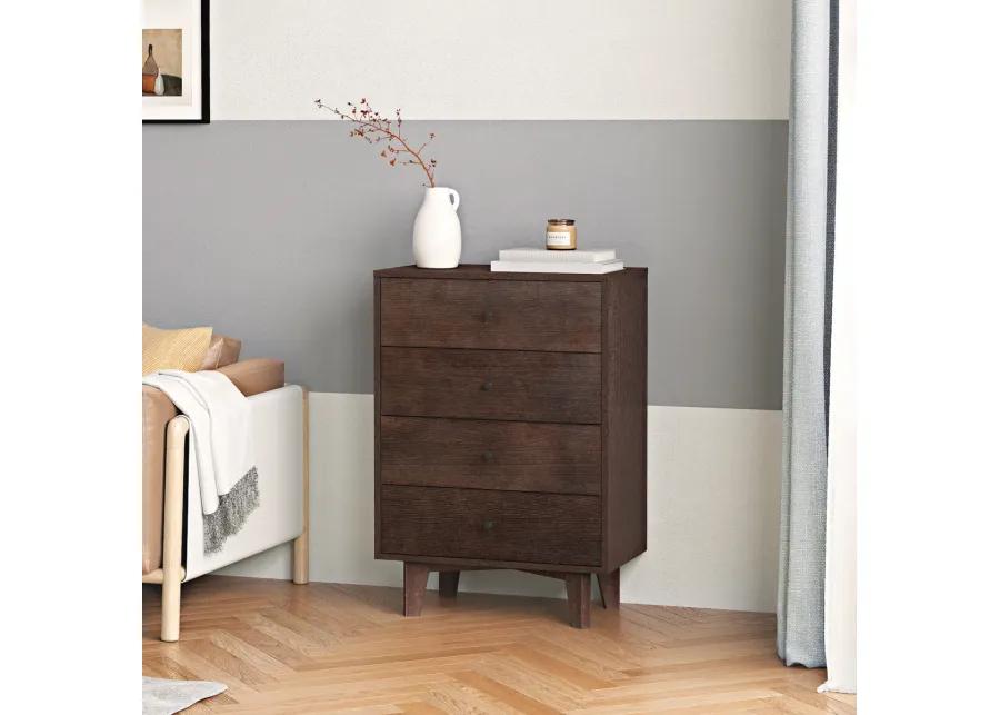 Solid Wood spray-painted drawer dresser bar, buffet tableware cabinet lockers buffet server console table lockers, retro round handle, applicable to the dining room, living room, kitchen corridor auburn