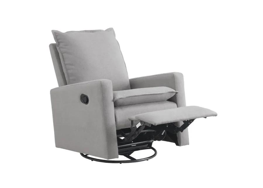 Oxford Baby Uptown Swivel Rocker / Recliner Gray