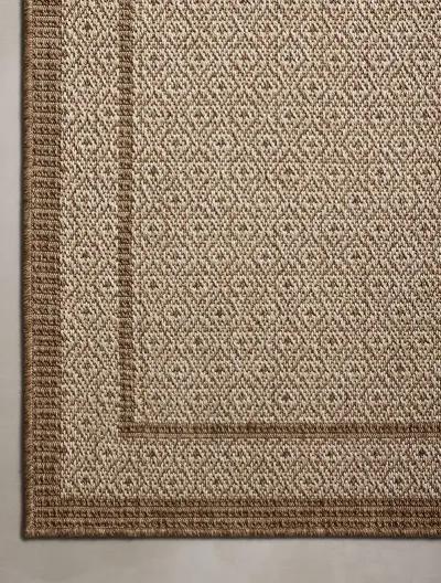 Merrick MER-05 Chestnut / Oatmeal 7''6" x 10' Rug by Loloi II