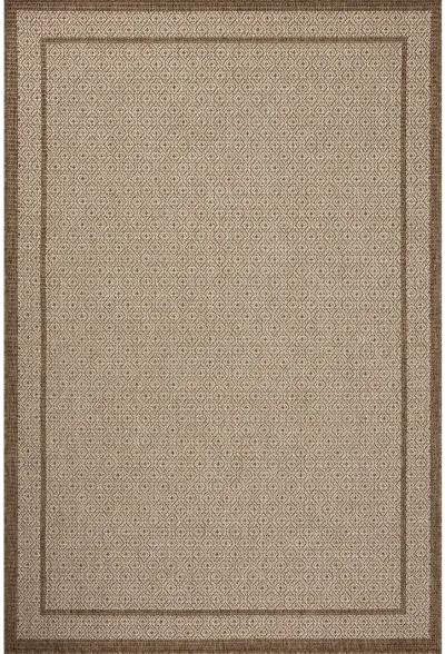 Merrick MER-05 Chestnut / Oatmeal 7''6" x 10' Rug by Loloi II