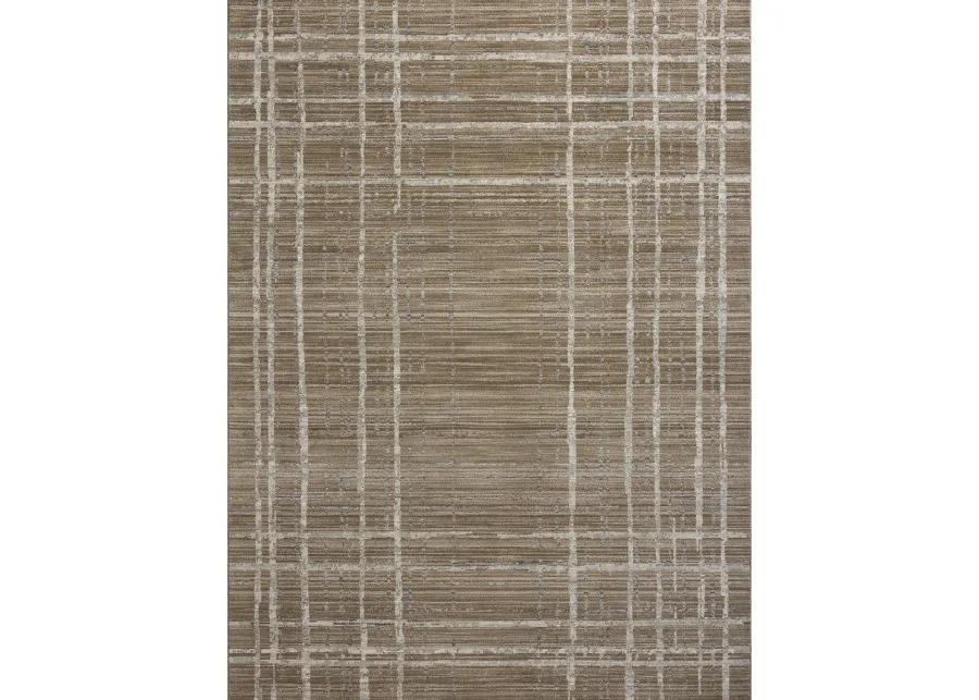 Wade WAE-05 Brown / Stone 2''6" x 10''0" Rug by Loloi II