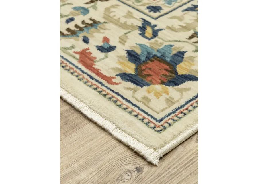 Francesca 2'3" x 7'6" Ivory Rug