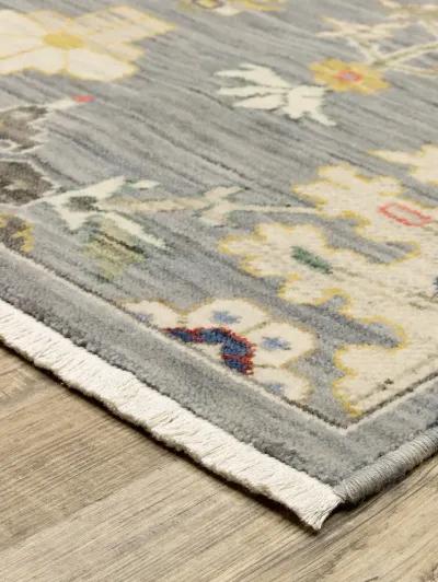 Lucca 6'7" x 9'6" Grey Rug