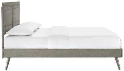 Modway - Marlee King Wood Platform Bed with Splayed Legs