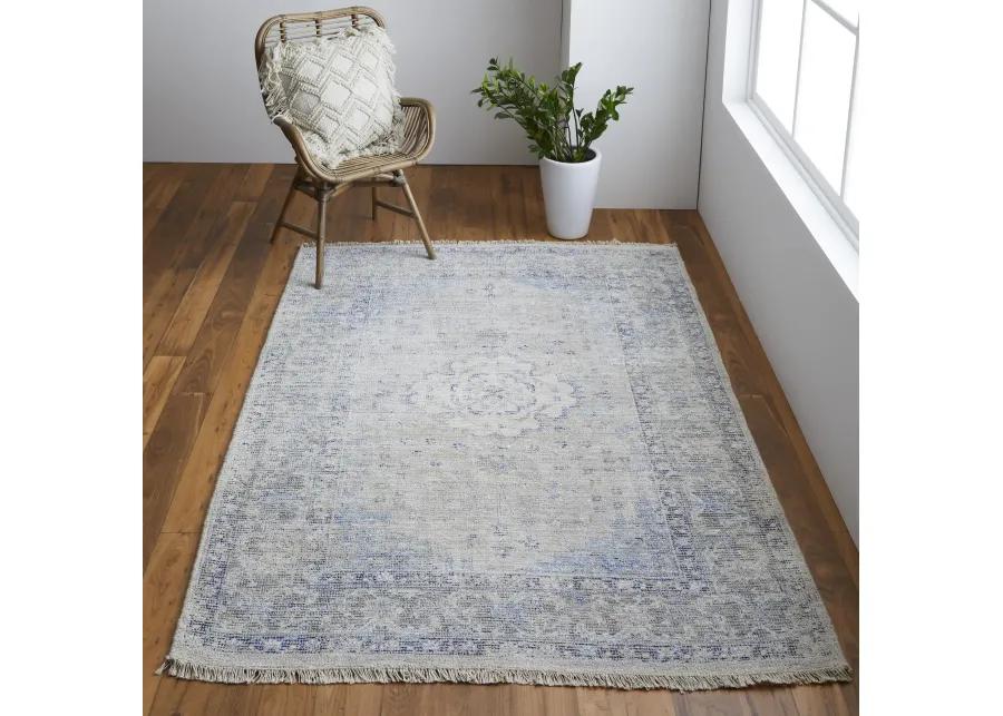 Caldwell 8108F Gray/Blue/Ivory 7'6" x 9'6" Rug