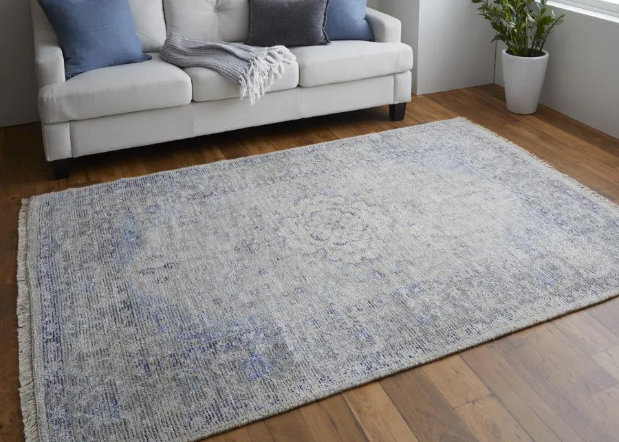 Caldwell 8108F Gray/Blue/Ivory 7'6" x 9'6" Rug