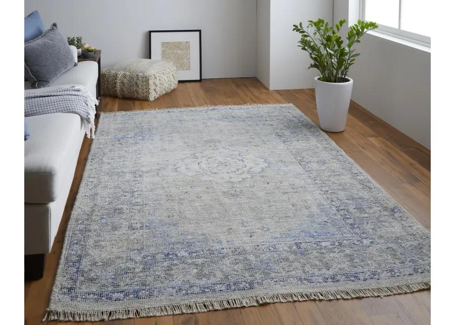 Caldwell 8108F Gray/Blue/Ivory 7'6" x 9'6" Rug