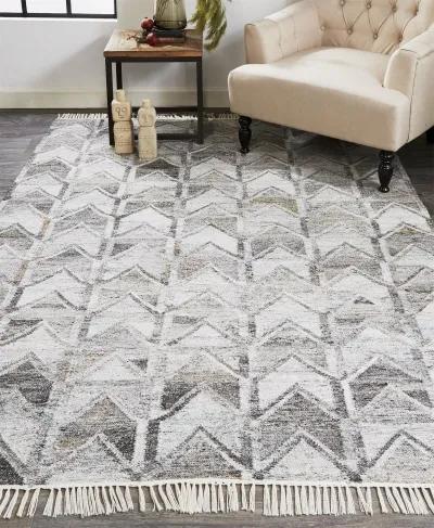 Beckett 0813F Gray/Silver/Taupe 8' x 10' Rug