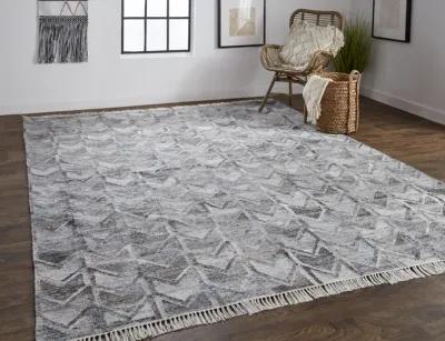 Beckett 0813F Gray/Silver/Taupe 8' x 10' Rug