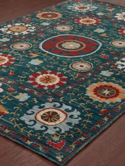 Sedona 3'10" x 5'5" Blue Rug