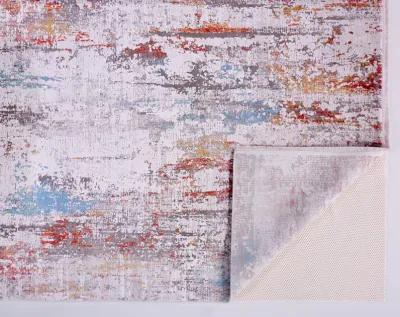 Cadiz 3903F Gray/Red/Blue 3'1" x 5' Rug