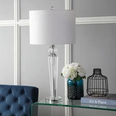 Elizabeth 28.5" Crystal LED Table Lamp, Clear