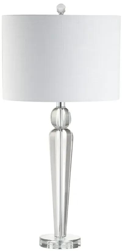 Elizabeth 28.5" Crystal LED Table Lamp, Clear