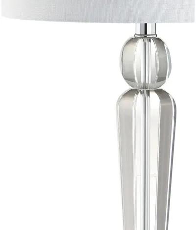 Elizabeth 28.5" Crystal LED Table Lamp, Clear