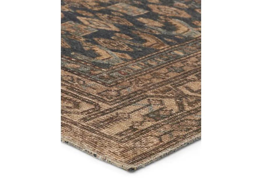 Canteena Reeves Brown 3'1" x 12' Runner Rug