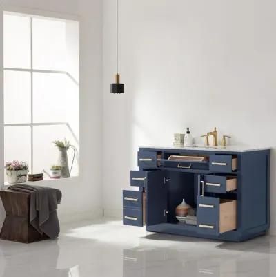 Altair 48 Single Bathroom Vanity Set in Royal Blue without Mirror