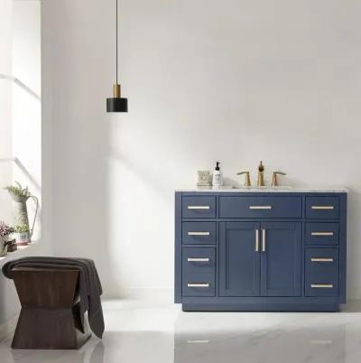 Altair 48 Single Bathroom Vanity Set in Royal Blue without Mirror