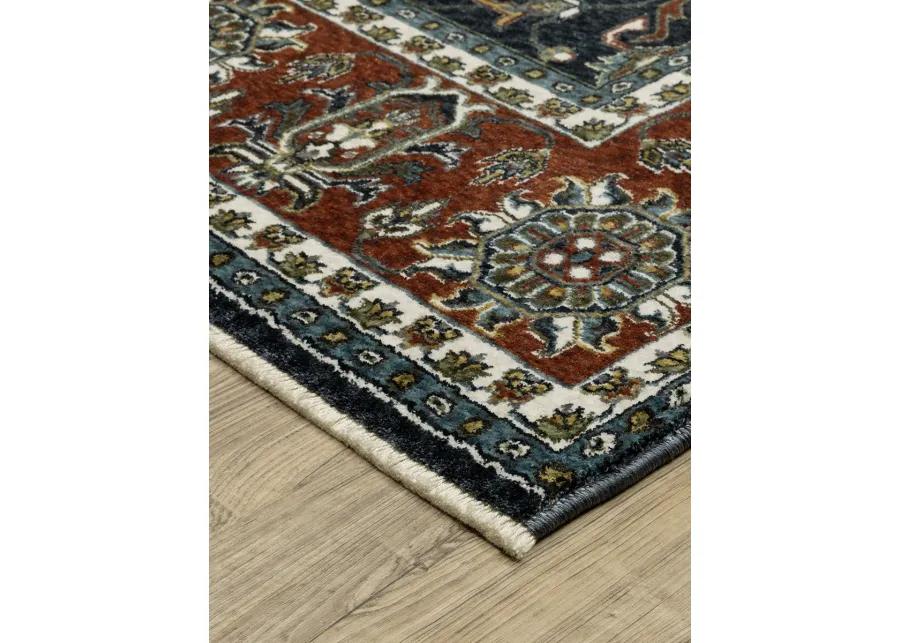 Vivian 3'10" x 5'5" Navy Rug