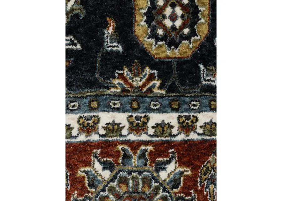 Vivian 3'10" x 5'5" Navy Rug