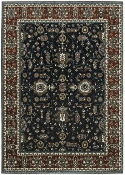 Vivian 3'10" x 5'5" Navy Rug