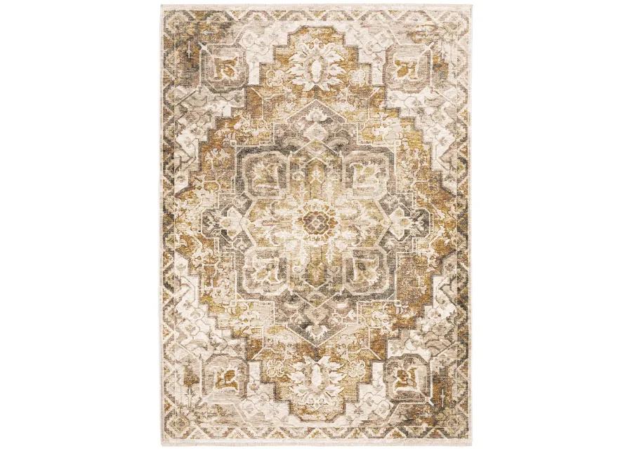 Maharaja 5'3" x 7'6" Gold Rug