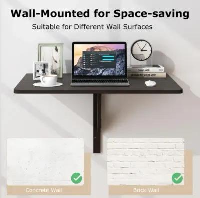 Wall Mounted Folding Table for Small Spaces