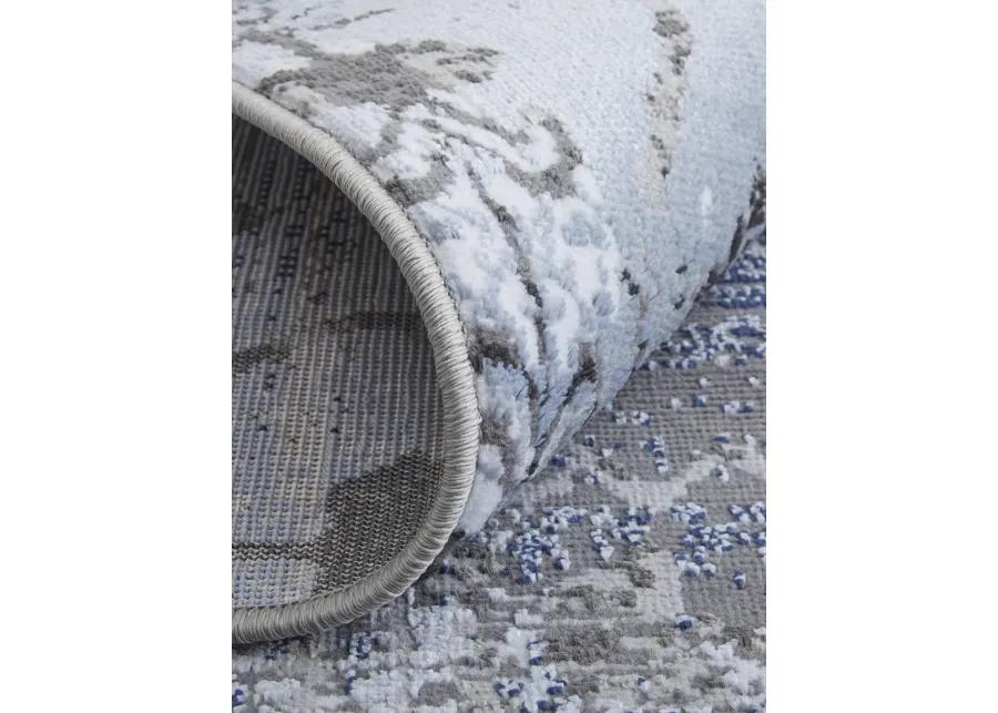 Gaspar 3834F Blue/Gray/Taupe 2'10" x 8' Rug