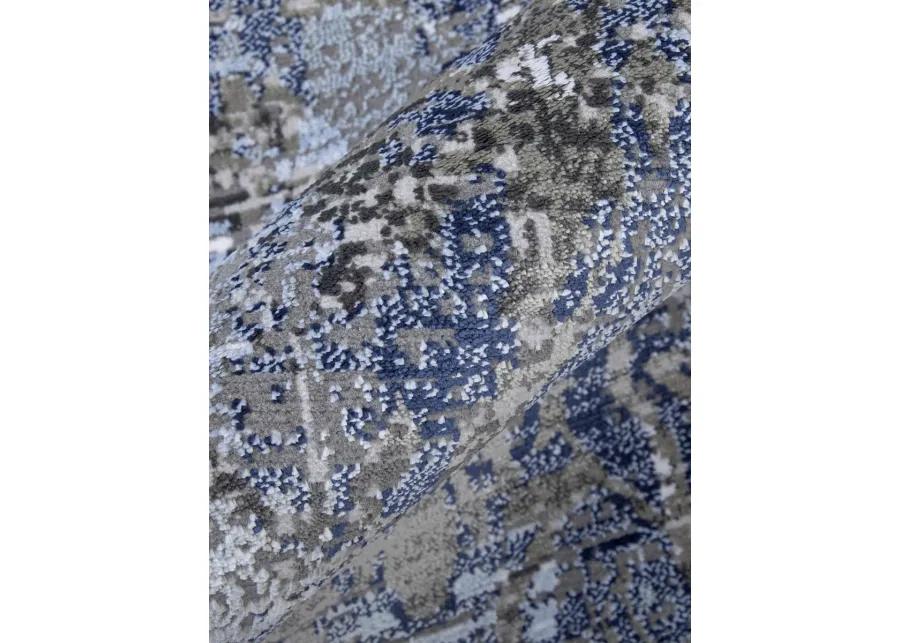 Gaspar 3834F Blue/Gray/Taupe 2'10" x 8' Rug